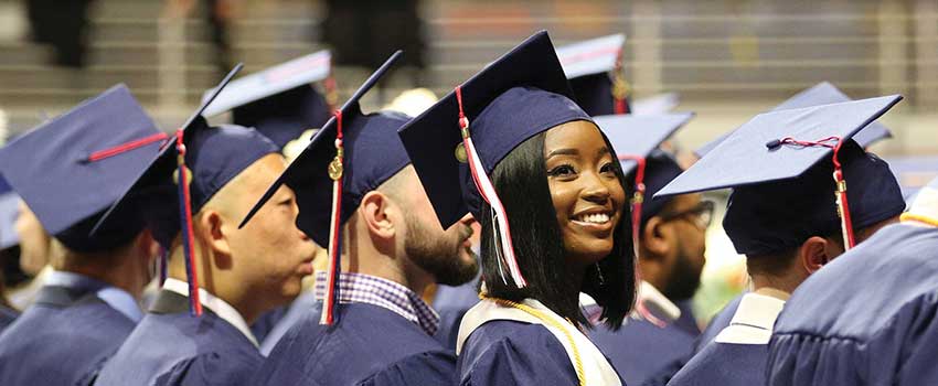 Communication Students at Graduation