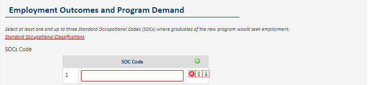 Employment Outcomes screenshot